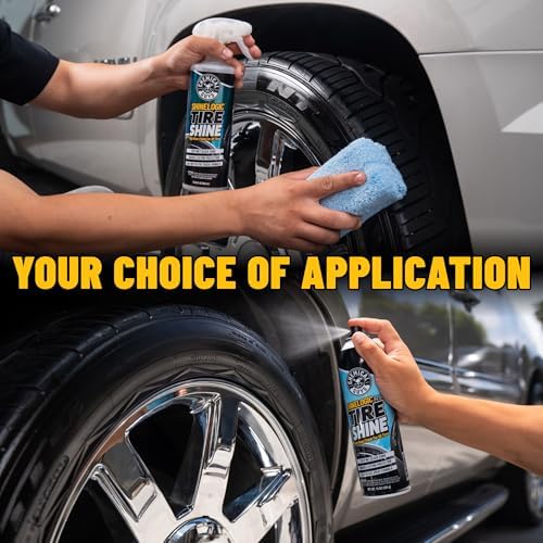 Shine Logic High-Gloss Tire Shine Dressing, Black, 1 Gallon