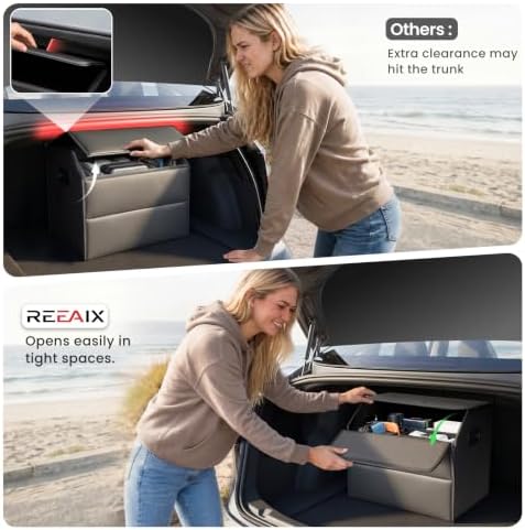 Foldable Car Trunk Organizer for Tesla Model 3/Y/S/X, SUVs, Sedans