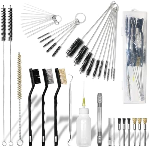 Spray Gun Cleaning Kit, Universal Paint Gun Cleaner Brushes Set, Paint Sprayer Cleaning Kit