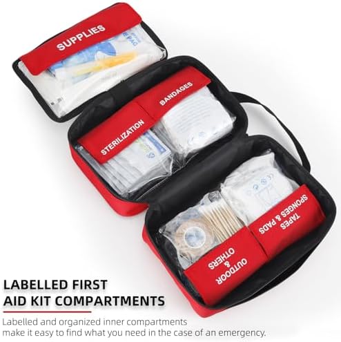 330-Piece Comprehensive First Aid Kit for Home, Car, Travel