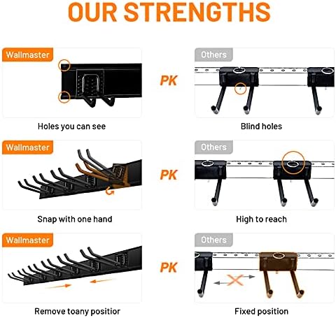 Garage Storage Organization Wall Mount Folding Chair Hangers