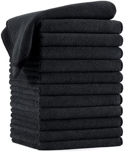 340 GSM Quick Dry Microfiber Hair Salon Towel, 16x29 in, 12 Pack
