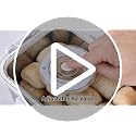 Large Stainless Steel Bread Storage Box with Lid
