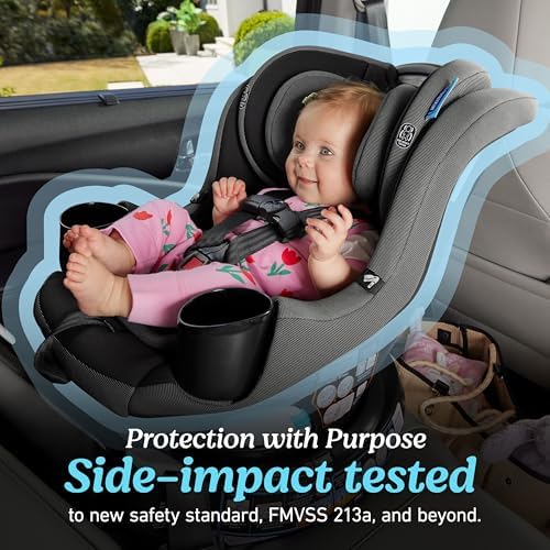 EasyTurn 360 2-in-1 Rotating Convertible Car Seat, Cyran