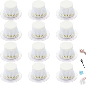 12 pack Replacement HEPA Filters for Horsepower Duck Vacuum Cleaner as Seen on TV,Washable & Reusable Filters for Duck V
