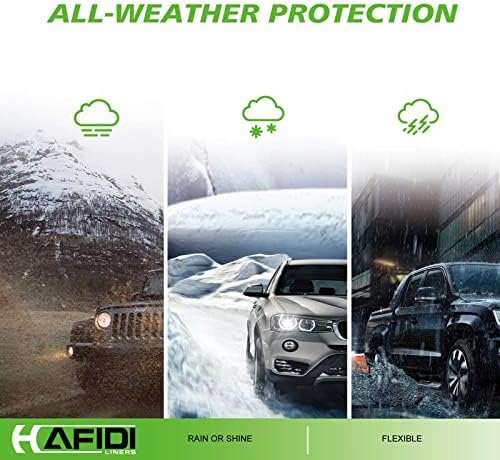 All Weather Car Floor Mats & Cargo Liner for Honda HR-V 2023 2024 2025 2026 2027/HR-V Hybrid 2023 2024 2025 2026 2027 Custom Fit Full Set Accessories - Black