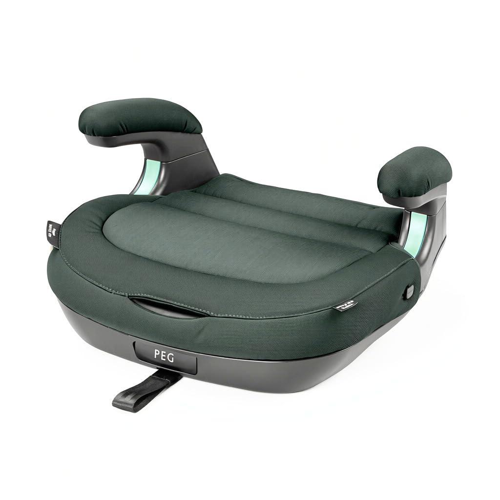 PEG Viaggio Shuttle – Backless Booster Car Seat – Metal (Sage Green)