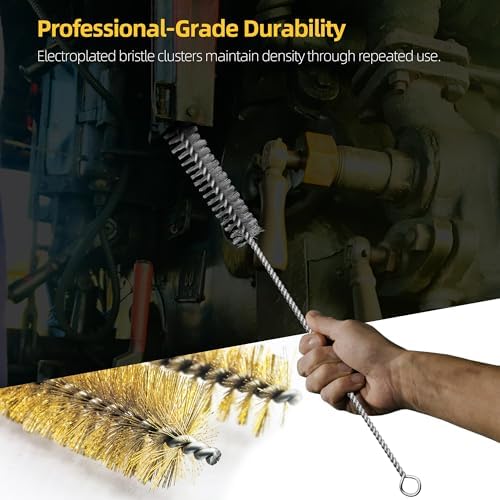 Wire Brushes for Cleaning,Parts Cleaning Brush,Pipe Cleaner Brush