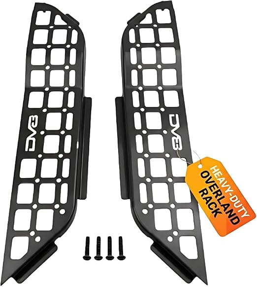 DV8 Front Door Pockets for 2018-2026 Jeep Wrangler JL & Gladiator JT