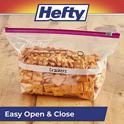 Calendar Slider Storage Bags, Half Gallon Size, 4pk, 32ct (128 Total)