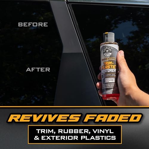 Black Trim Restorer Gel for Exterior Plastic & Rubber, 16 oz
