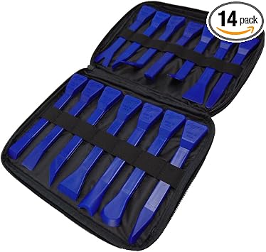 Bojo Tools 14-Piece Trunk Detail Plastic Prying and Scrapers Tool Kit