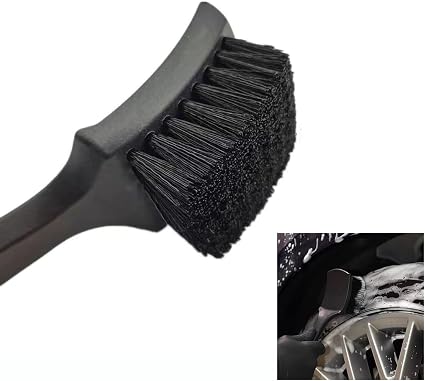 Wheel Brush Tire Brush Car Wash Brush Tire Brush Car Carpet Cleaner Used for Cleaning Car Tires, Wheels and Carpets, wit