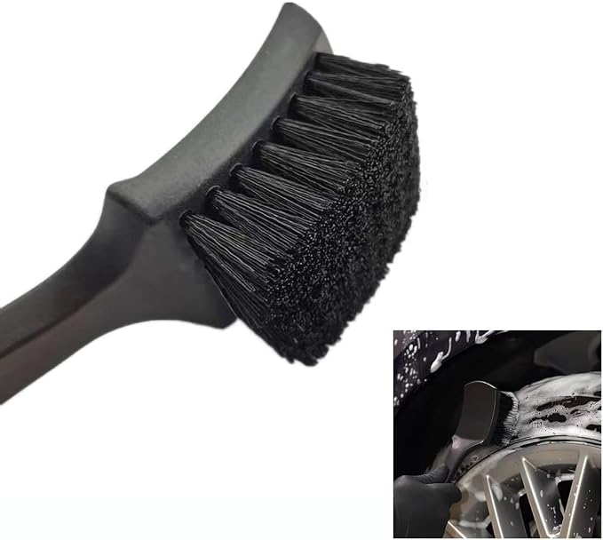 Wheel Brush Tire Brush Car Wash Brush Tire Brush Car Carpet Cleaner Used for Cleaning Car Tires, Wheels and Carpets, wit