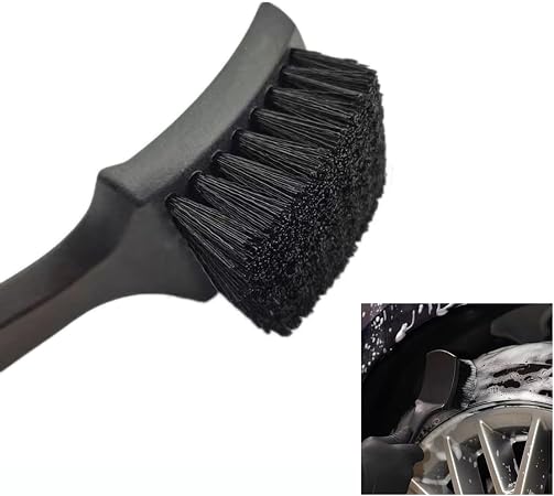 Wheel Brush Tire Brush Car Wash Brush Tire Brush Car Carpet Cleaner Used for Cleaning Car Tires, Wheels and Carpets, wit