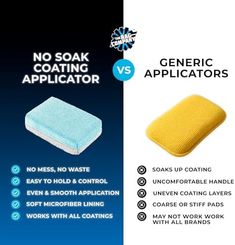 Ultra No Soak Coating Applicator Sponge, 3" x 5", 6-Pack