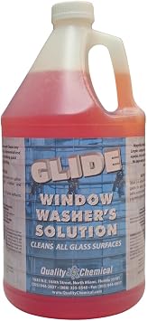 Quality Chemical Glide Streak-Free Outdoor Window Cleaner Washer's Solution - Outdoor Glass Cleaner for Ultimate Window 