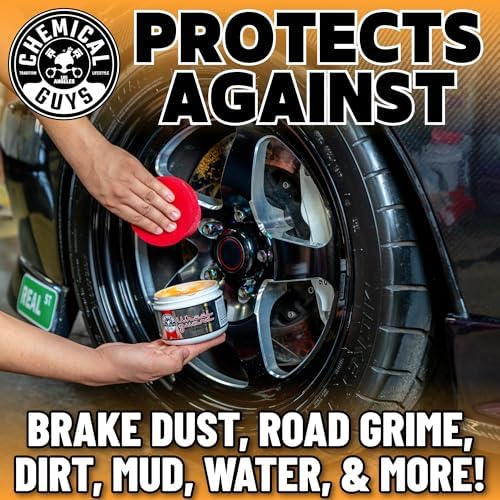 Wheel Guard & Rim Wax for All Wheel Finishes, Carnauba, 8 oz