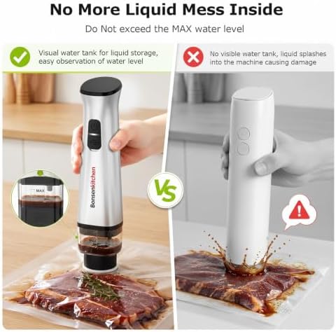 Handheld Vacuum Sealer for Travel, 30 Reusable Bags