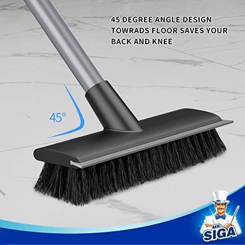 Floor Scrub Brush with Long Handle for Cleaning Cleaning Bathroom