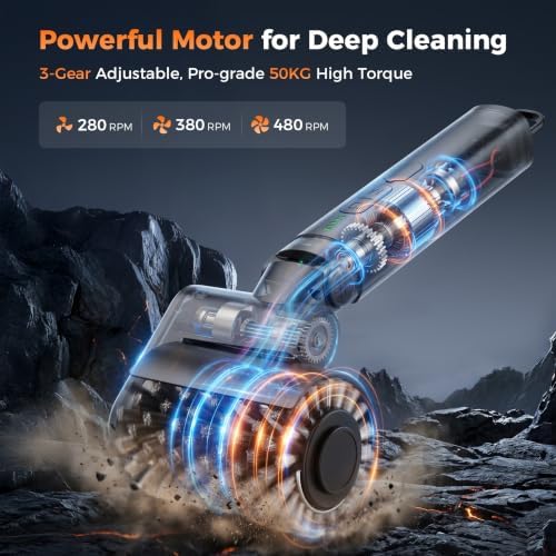 Electric Grill Brush for Outdoor,Cordless BBQ Cleaner Rechargeable