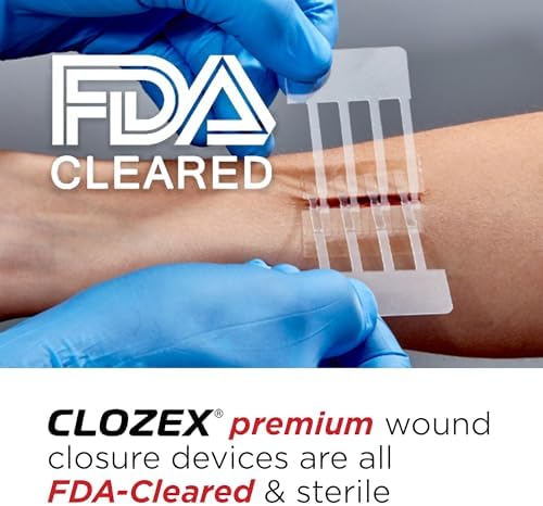 Emergency Laceration Closures - Repair Wounds Without Stitches, Skin Closure Device for 3 Individual Wounds Or Combine for Total Length of 4 1/4 Inches