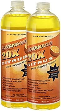 ADVANAGE 20X Multi-Purpose Cleaner Citrus 2 Pack - Manufacturer Direct - 20X is Our Newest Formula!