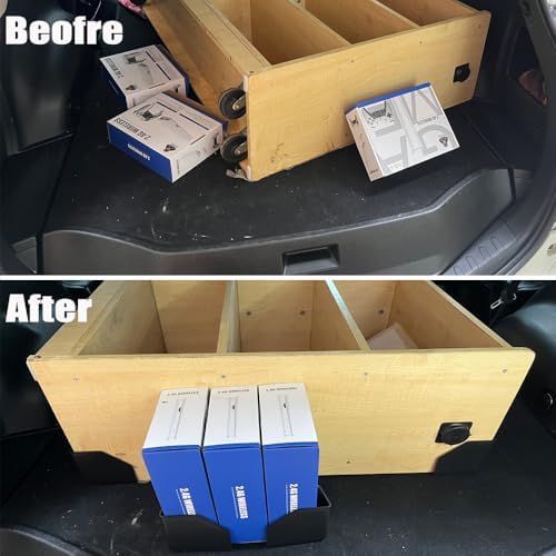 Car Trunk Organizer Blocks, 4 Pack Hook & Loop Cargo Dividers