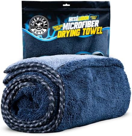 Twisted Loop Microfiber Car Drying Towel with Hand Pockets