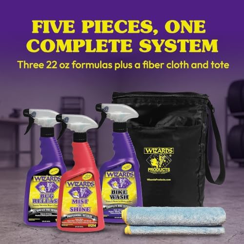 Motorcycle Quick Detail Kit – 5-Piece Wash & Shine Bundle