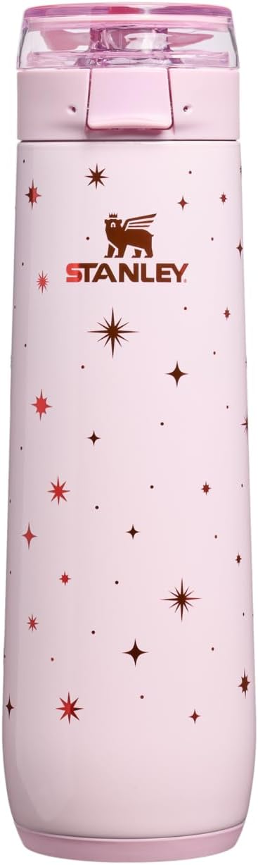 STANLEY Flowstate Spring Bottle, 20 oz, Soft Pink Night Sky