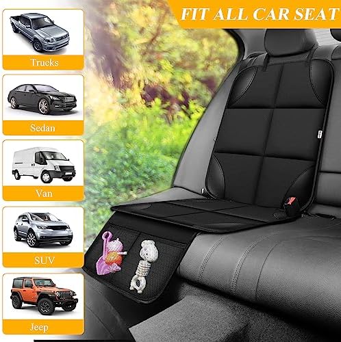 Car Seat Protector for Child Car Seat，Non-Slip Backing No Imprints