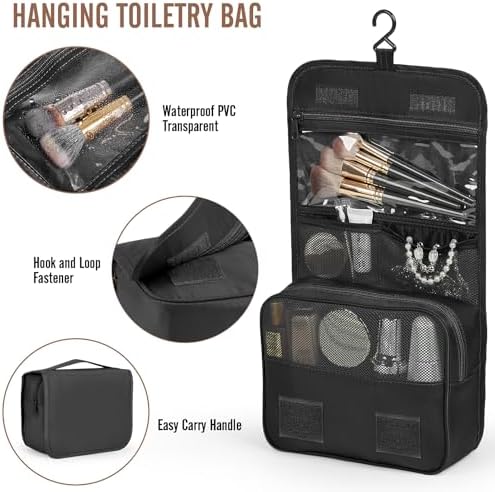 10 Set/8 Set Packing Cubes for Travel Essentials,Anti-Wrinkle Buckled Suitcase Organizer for Shoe & Toiletry Bag,Carry On Luggage Bag for Airplane & College Dorm Room Accessories,Women Men Gifts