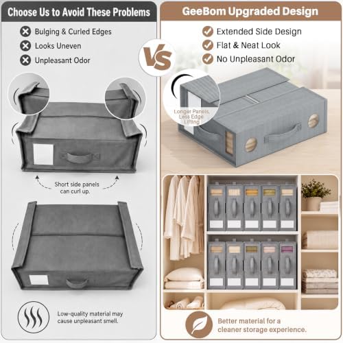 6 Pack Sheet Organizers and Storage, Thickened & Durable Sheet Organizer