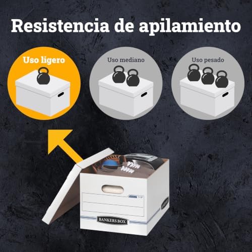 6-Pack Basic-Duty File Storage Box with Lid, Letter/Legal