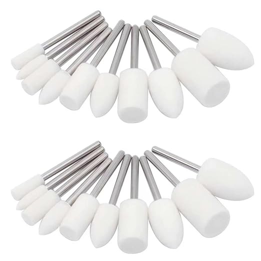 Buffing Wheel Polishing Bits for Dremel Tool Accessories Aluminum Resin Metal Watch Polishing Kit Buffing Pads for Drill