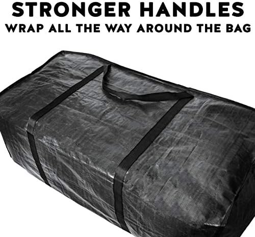 68.5 GAL 2 Pack XXL Jumbo Extra Large Heavy Duty Stronger Handles Storage Bags Moving Totes Zippered Reusable Wrap Around Handle Storage Totes