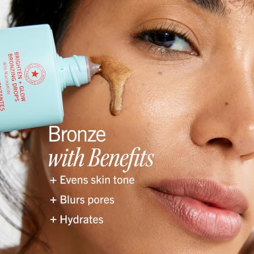 First Aid Beauty Brighten + Glow Bronzing Drops, 5% Niacinamide, 1 oz