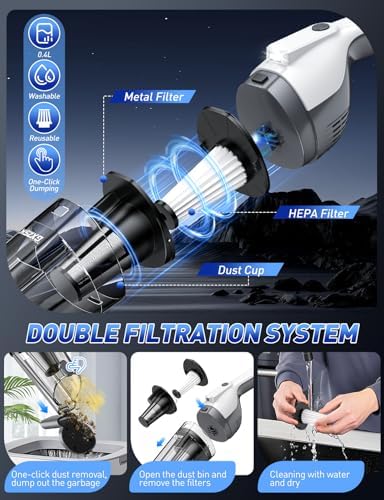 Handheld Vacuum Cordless, Hand Held Vacuum Cleaner, Hand Vacuum