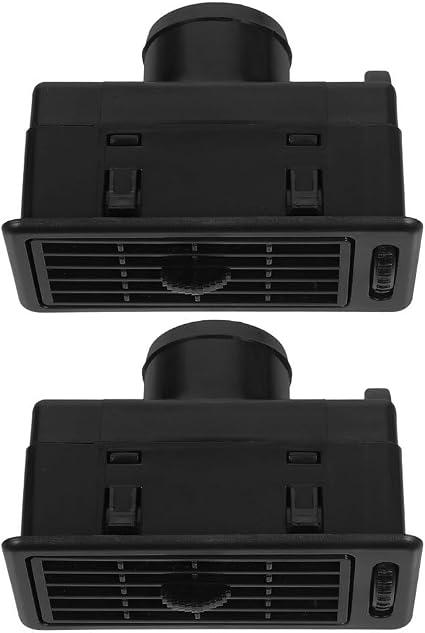 Luxshiny 2Pcs Car Air Conditioner Vent Adjustable Dashboard Air Vent with Defrost Function for Car RV ATV Truck Trailer