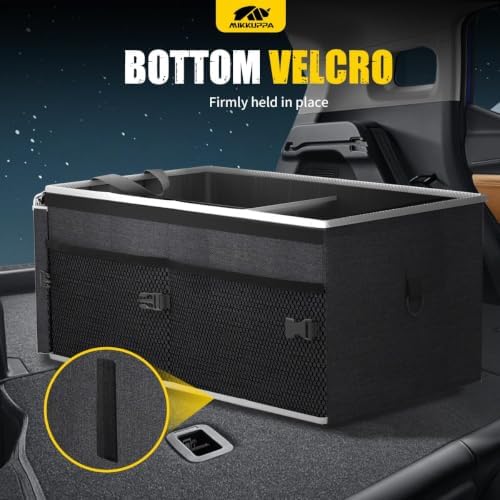 Trunk Organizer with Lid - 65L Collapsible Car Organizer