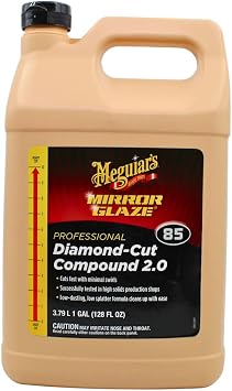 Meguiar's M8401 Mirror Glaze Professional Compound Power Cleaner, 1 Gallon