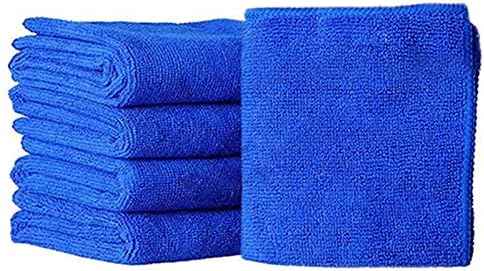 (12-Pack) 16 in. x 16 in. Commercial Grade Microfiber Highly Absorbent, Streak-Free, Lint-Free Car Cleaning Towels (300 