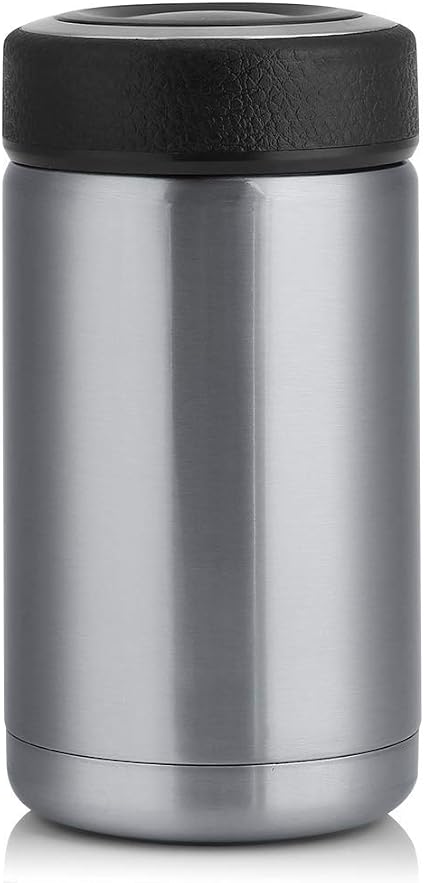 TOPINCN 380ML Thermal Cup, Stainless Steel Vacuum Thermal Insulated Travel Mug Bottle Flask Coffee Cup Temperature Retai
