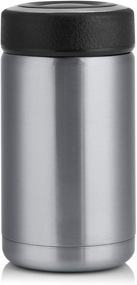 TOPINCN 380ML Thermal Cup, Stainless Steel Vacuum Thermal Insulated Travel Mug Bottle Flask Coffee Cup Temperature Retai