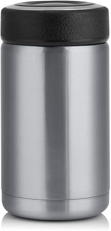 TOPINCN 380ML Thermal Cup, Stainless Steel Vacuum Thermal Insulated Travel Mug Bottle Flask Coffee Cup Temperature Retai