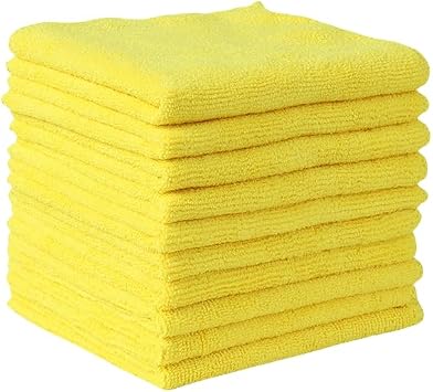 12 Pieces Microfiber Cleaning Household Dishwashing Cloth Kitchen Cleaning Thickened Non-Stick Oil Easy to Clean Car Was