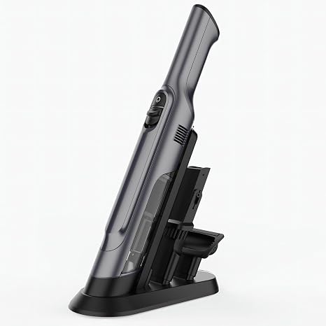 Handheld Vacuum Cordless, Lightweight 1.4lb with Powerful Suction, Charging Dock, Single Touch Empty and Detachable Dust Cup, Portable Mini Car Vac for Home Office and Pet Hair - Cleanova