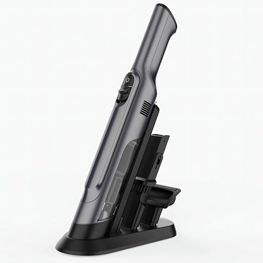 Handheld Vacuum Cordless, Lightweight 1.4lb with Powerful Suction, Charging Dock, Single Touch Empty and Detachable Dust Cup, Portable Mini Car Vac for Home Office and Pet Hair - Cleanova