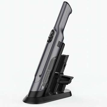 Handheld Vacuum Cordless, Lightweight 1.4lb with Powerful Suction, Charging Dock, Single Touch Empty and Detachable Dust Cup, Portable Mini Car Vac for Home Office and Pet Hair - Cleanova